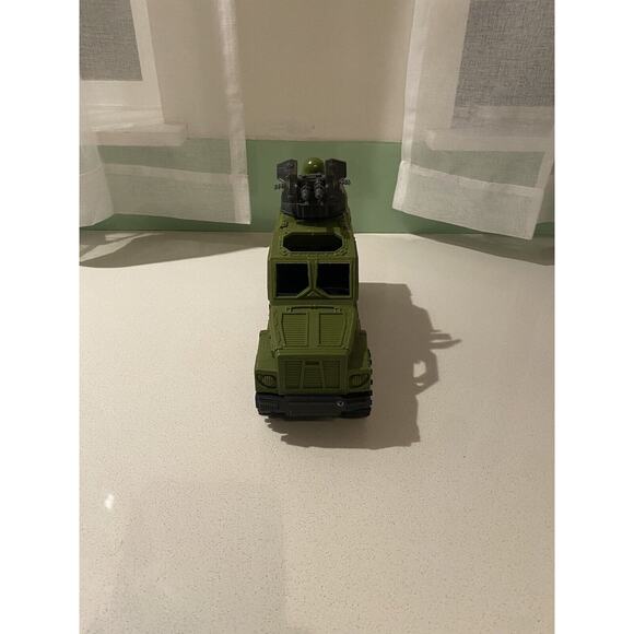 "Mine Sweeper" Green Camouflage Military Truck Vehicle Toy 10” L x 8” T x 4” W - Picture 4 of 6